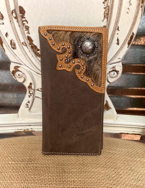 Brown Cowhide Mens Wallet