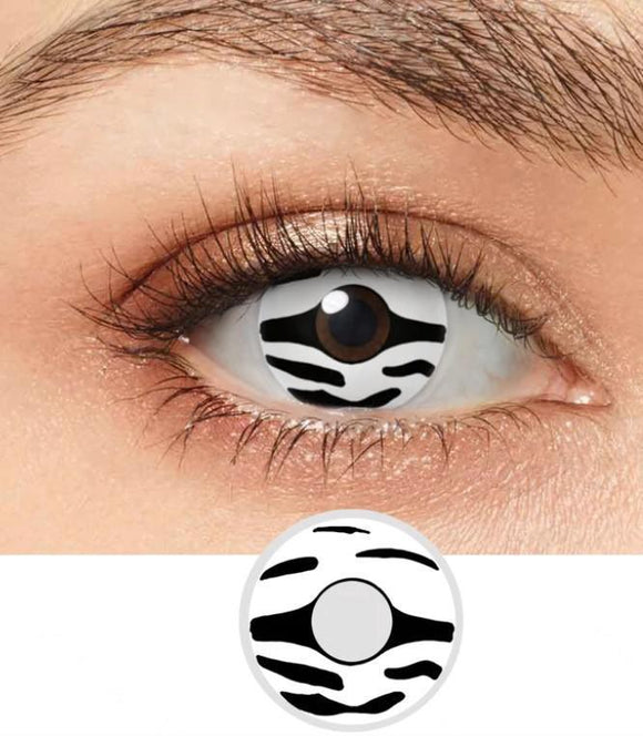 Zebra Halloween Contacts