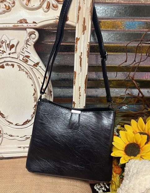 Black Leather Purse