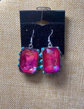Colored Pendant Earrings