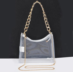 Gold And Clear Purse
