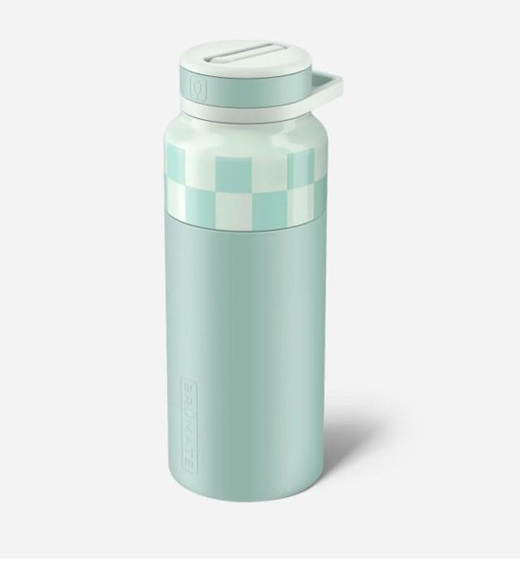 Seafoam Checker Rotera Water Bottle