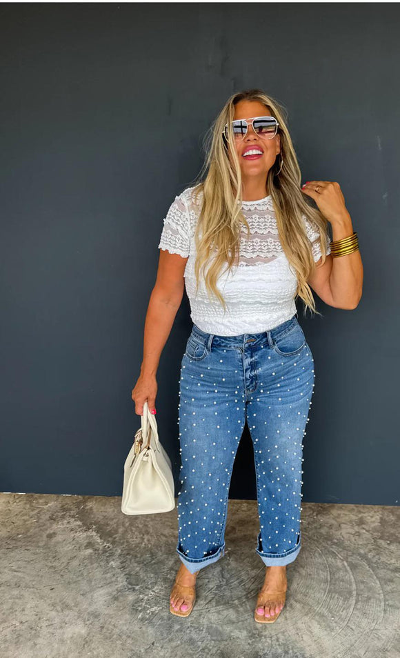 Blakley Pearl Crop Jeans