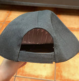 Black Cancer Awareness Cap With Rhinestones