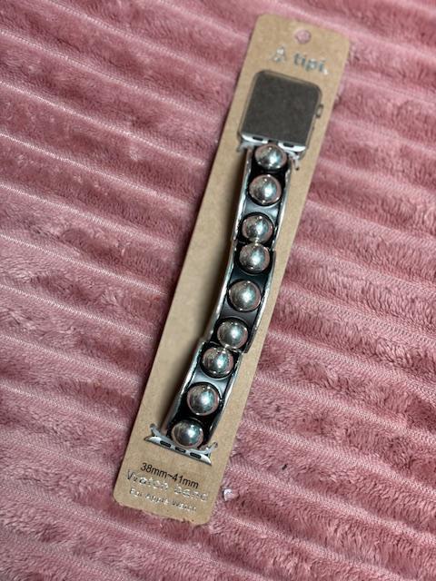 Silver Metal Apple Watch Band
