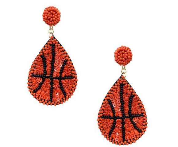 Basketball Earrings