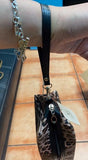 Cheetah Wristlet