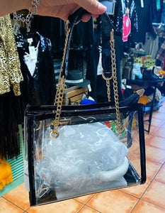Black and Clear Purse