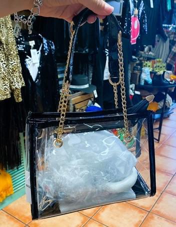 Black and Clear Purse