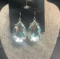 clear bling earrings