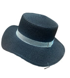 Black Hat W/ Silver Rhinestones