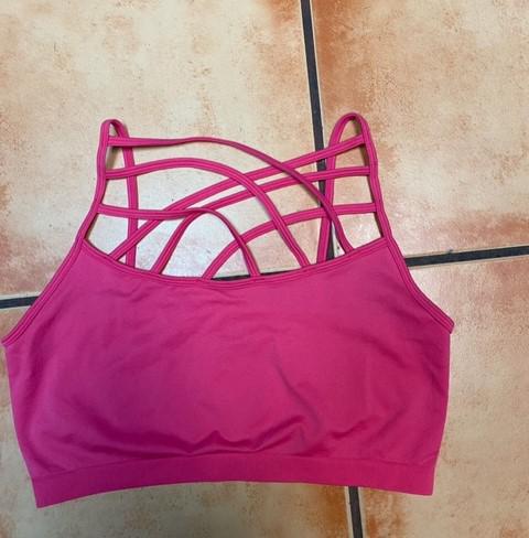 Pink Criss Cross Bralette
