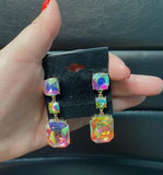 Elegant 3 Tear Earrings