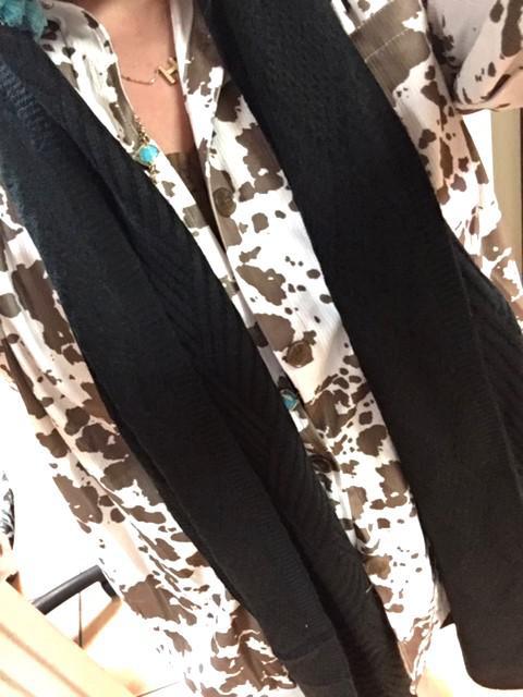 Black CC Scarfs