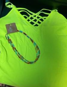 neon yellow tank