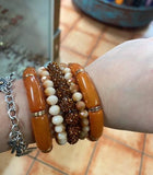 Topaz Stack beaded Bracelets