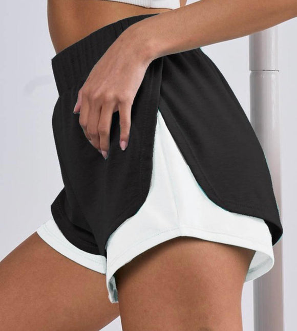 Black White shorts