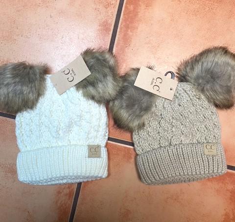 C.C Kids Pom Pom Beanies