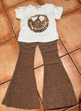 leopard smile top