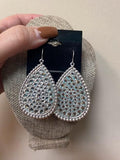 Oval Silver Earrings