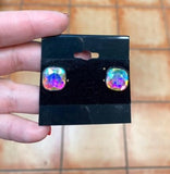 Small AB Stud Earrings