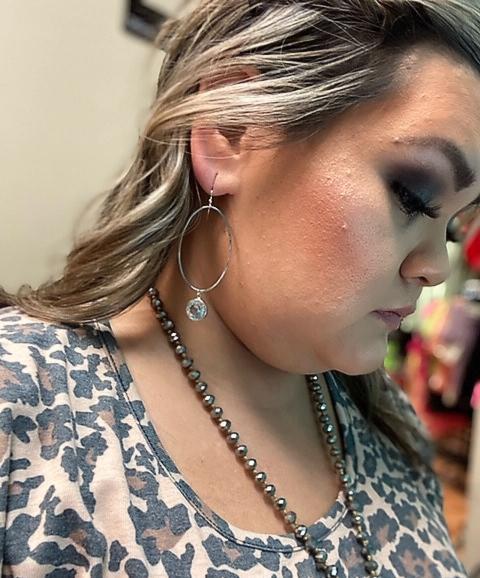 Silver Teardrop Earrings