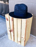 BLACK RUGGNIE HAT
