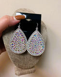 Oval Silver Earrings