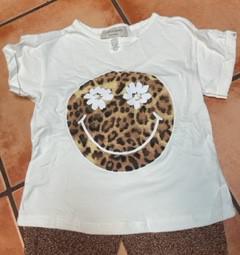 leopard smile top
