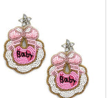 "Baby" Gender Earrings