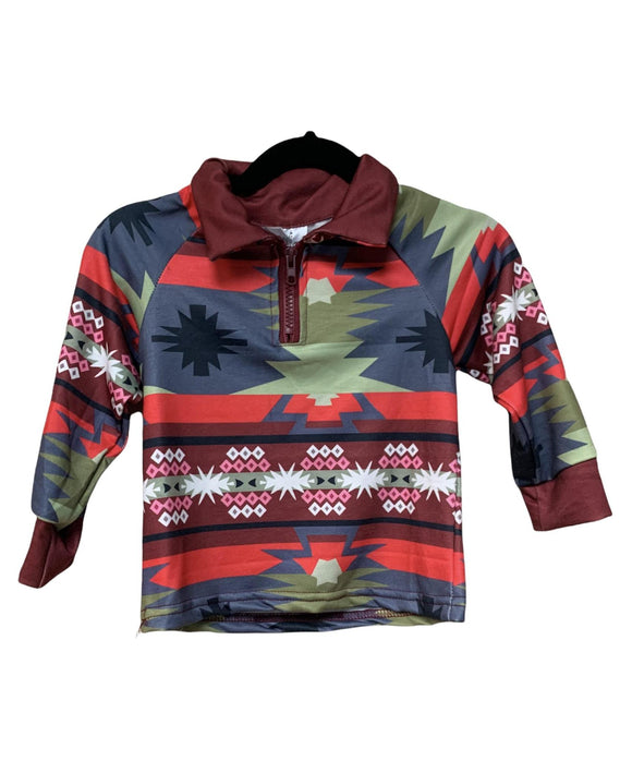 Kids Aztec Pullover