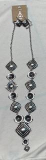 SILVER CONCHO NECKLACE