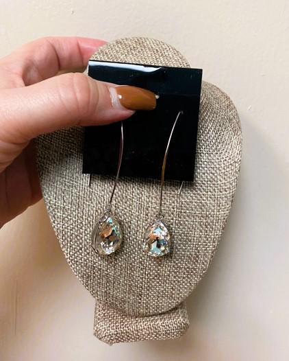 Long Oval Earrings