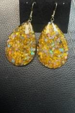 gold star earrings