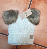 C.C Kids Pom Pom Beanies