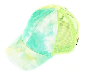 Mint Tie Dye C.C Mesh Ball Caps