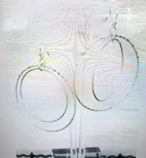 Silver Hoop Earrings