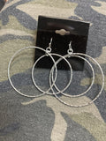 Silver Hoop Earrings