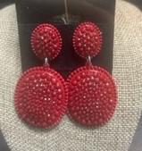 red earrings