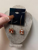 Long Square Earrings