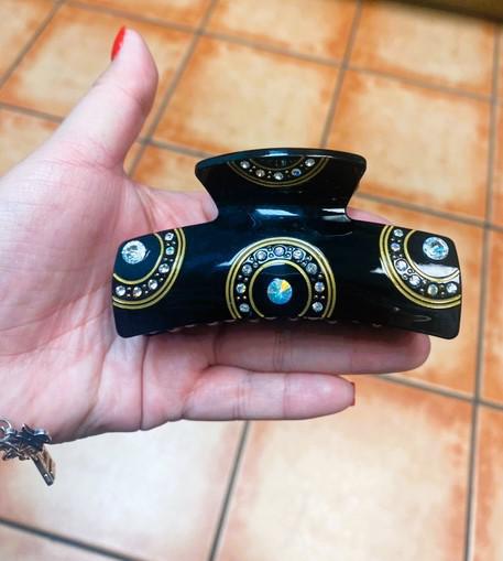 Black Clip with Designs