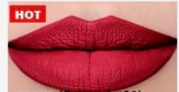 Dark Red Coral Matte Lipstick-26